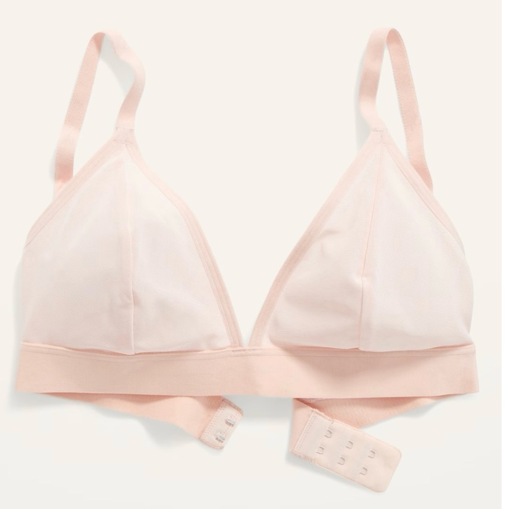 Barley Pink Mesh Bralette